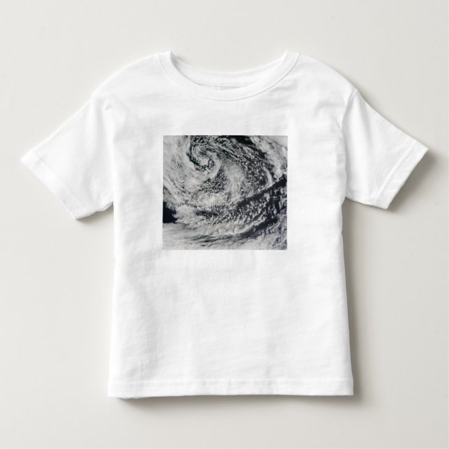 Camiseta Infantil Nuvens de ondas em forma de navio 2 (Frente)