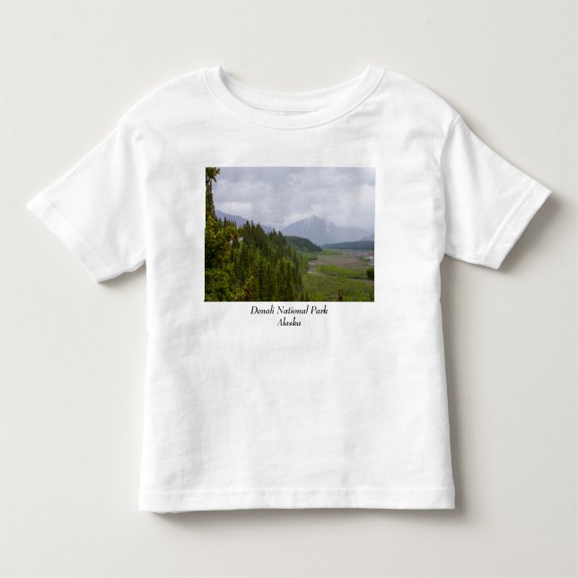 Camiseta Infantil Nuvens em Denali (Frente)