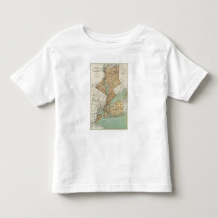 Camiseta Infantil NY, reis, Queens, Richmond, Rockland