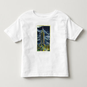Camiseta Infantil NYC, estado novo de YorkEmpire que constrói na