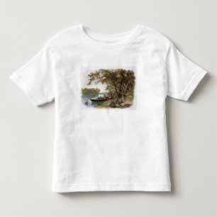 Camiseta Infantil O acampamento dos viajantes no Missouri, plat