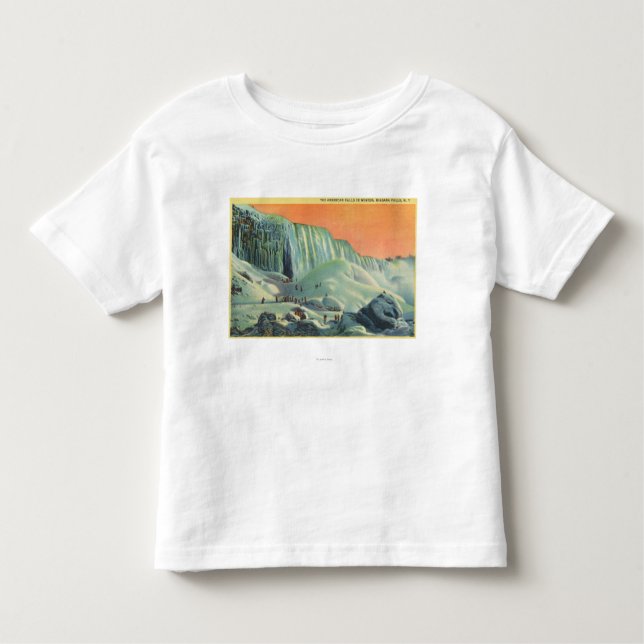 Camiseta Infantil O americano cai no inverno com por do sol (Frente)