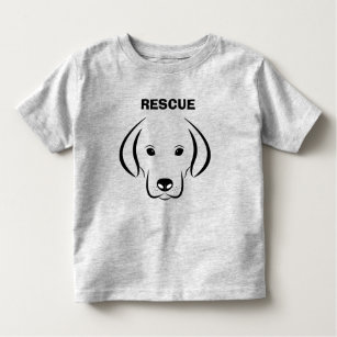 Camiseta Infantil O amor de resgate adota um pitbull