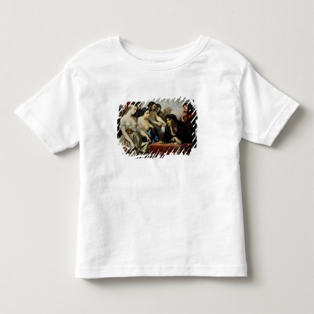 Camiseta Infantil O amor do ouro, 1844 (Frente)