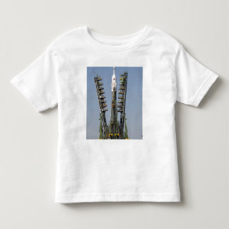 Camiseta Infantil O andaime de lançamento é colocado no lugar