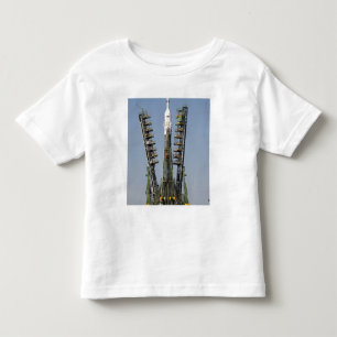 Camiseta Infantil O andaime do lançamento é aumentado no lugar
