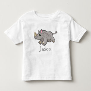 Camiseta Infantil O animal bonito da selva dos animais selvagens do