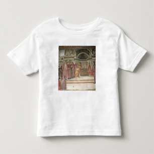 Camiseta Infantil O anjo que aparece a St. Zacharias no
