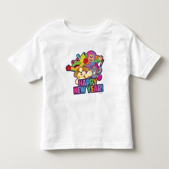 Camiseta Infantil O ano novo dos balões 2 (Frente)
