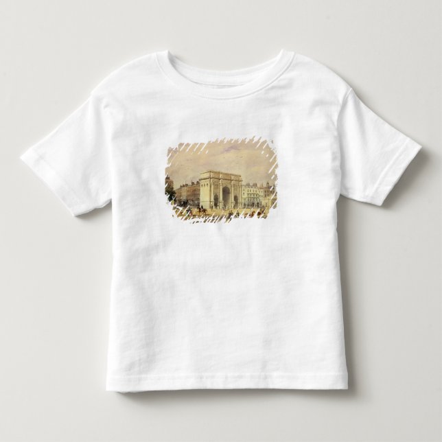 Camiseta Infantil O arco de mármore (Frente)