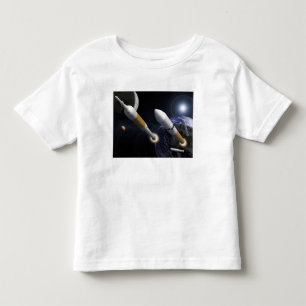 Camiseta Infantil O Ares mim veículo de lançamento do grupo