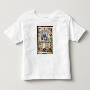 Camiseta Infantil O autor que apresenta seu livro aos camponeses