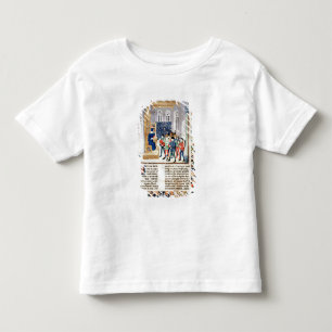 Camiseta Infantil O autor que apresenta seu livro aos camponeses
