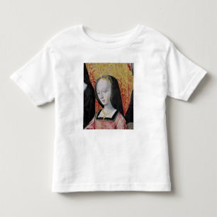 Camiseta Infantil O autor que oferece seu livro a Anne de Brittany