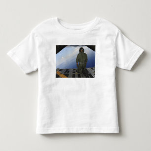 Camiseta Infantil O aviador observa as águas do golfo de Mexic
