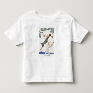 Camiseta Infantil O balanço, 1923 (impressão do pochoir)