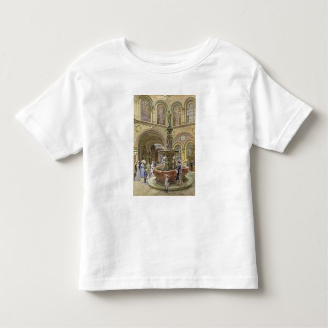 Camiseta Infantil O banco e a construção de bolsa de valores (Frente)