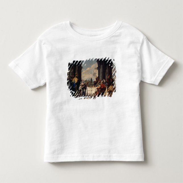 Camiseta Infantil O Banquete de Anthony e Cleopatra, c.1744 (petróle (Frente)