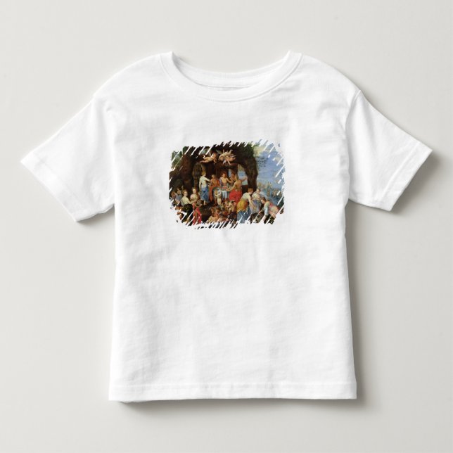 Camiseta Infantil O banquete dos deuses (Frente)