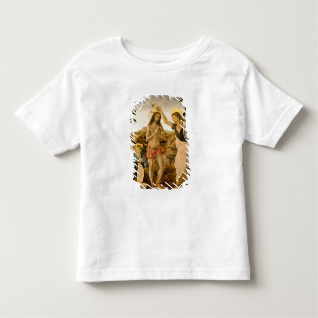 Camiseta Infantil O baptismo do cristo por John The Baptist (Frente)