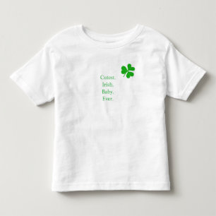 Camiseta Infantil O Bebê Irlandês Mais Corajoso Alguma Vez Verde Sor