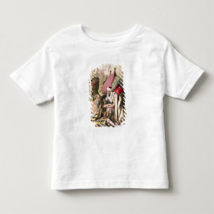 Camiseta Infantil O bom samaritano, de uma bíblia impressa por
