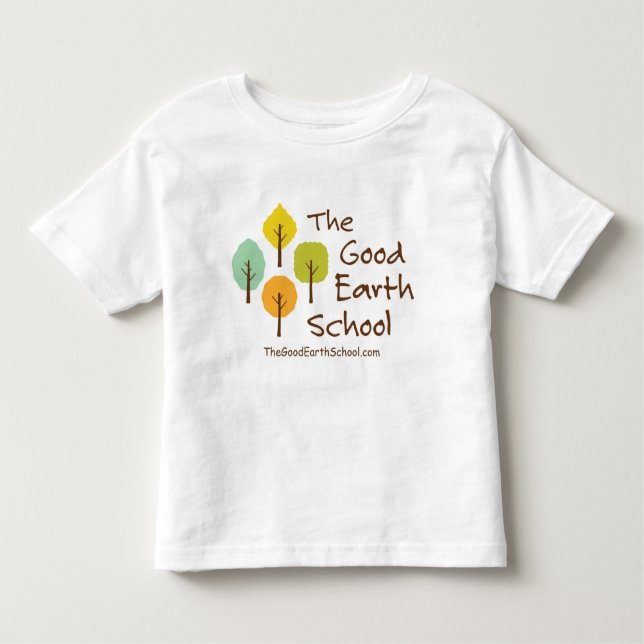Camiseta Infantil O bom t-shirt da criança da escola da terra (Frente)