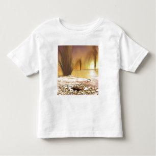 Camiseta Infantil O boné polar sul marciano