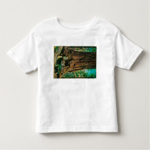 Camiseta Infantil O bosque grande da árvore de Mariposa, Yosemite