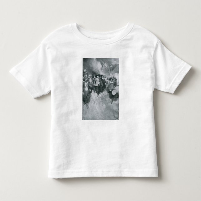 Camiseta Infantil O Burning de Jamestown (Frente)