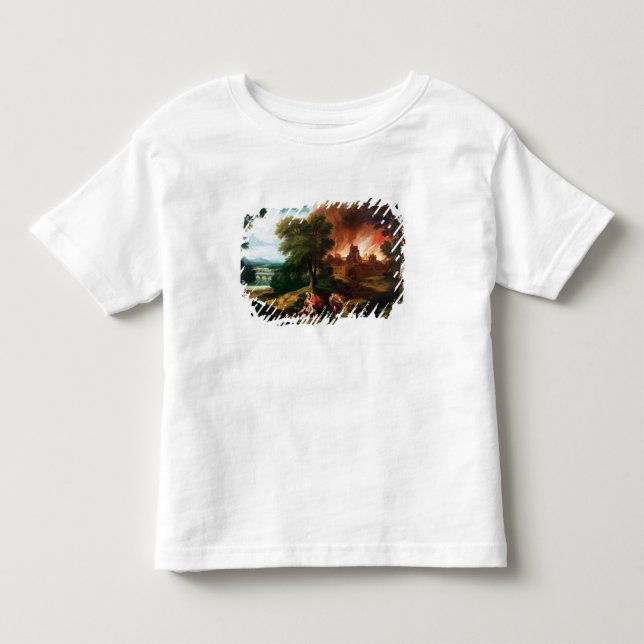 Camiseta Infantil O Burning de Troy (Frente)