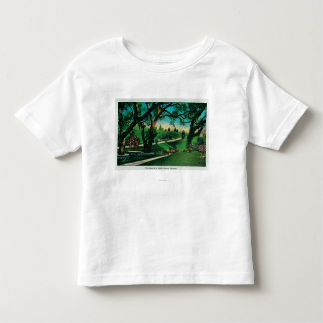 Camiseta Infantil O Busch bonito GardensPasadena afundado, CA (Frente)