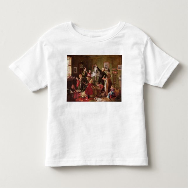 Camiseta Infantil O cabaz do Natal (Frente)