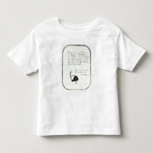 Camiseta Infantil O cabelo cortou da cabeça do imperador Napoleon