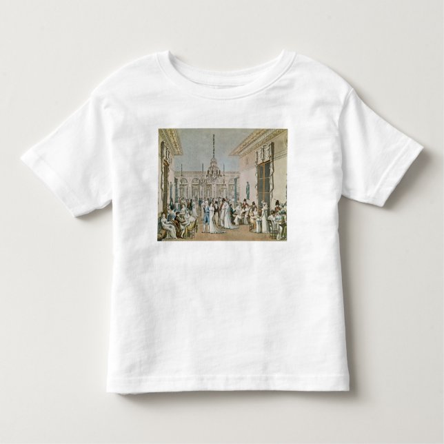 Camiseta Infantil O café Frascati em 1807 (Frente)