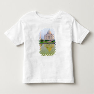 Camiseta Infantil O calmo e pacífico Taj Mahal do mundo famoso