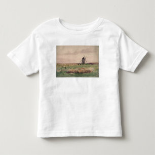 Camiseta Infantil O campo de batalha de Crecy, o 26 de agosto de