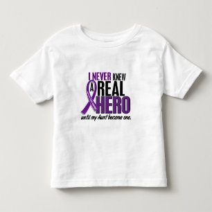 Camiseta Infantil O câncer de pâncreas NUNCA CONHECEU uma tia do
