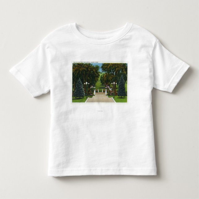 Camiseta Infantil O Capitólio pisa vista do parque estadual (Frente)