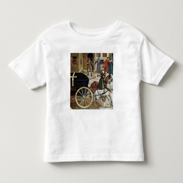 Camiseta Infantil O carro fúnebre (Frente)