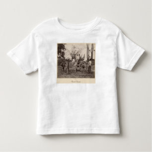 Camiseta Infantil O carro puxou por dois bois em Mandalay, Burma