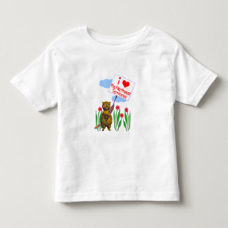 Camiseta Infantil O castor canadense ama os territórios noroeste