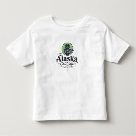 Camiseta Infantil O Cat Cafe do Alasca “Ronronar, Beber, Repetir”