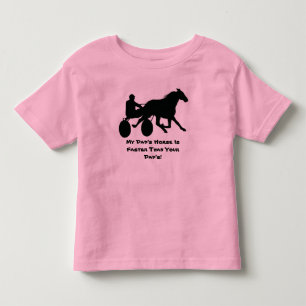Camiseta Infantil O cavalo do meu pai é mais rápido do que seu pai