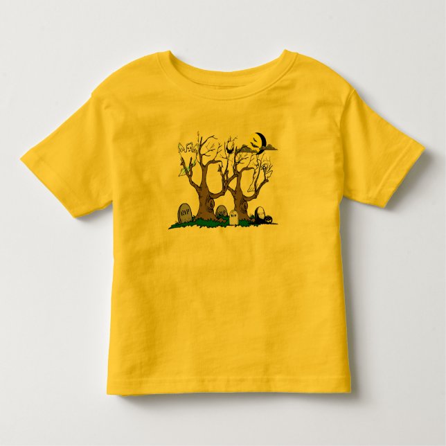 Camiseta Infantil O cemitério assombrado - (Frente)