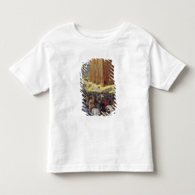 Camiseta Infantil O cerco de Jerusalem por Nebuchadnezzar (Frente)