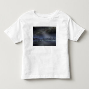 Camiseta Infantil O céu nocturno de um planeta estrangeiro