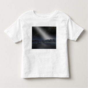Camiseta Infantil O céu noturno de um hipotético planeta alienígena