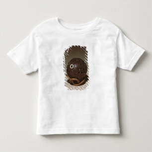 Camiseta Infantil O coco sculpted em uma cara, c.1895