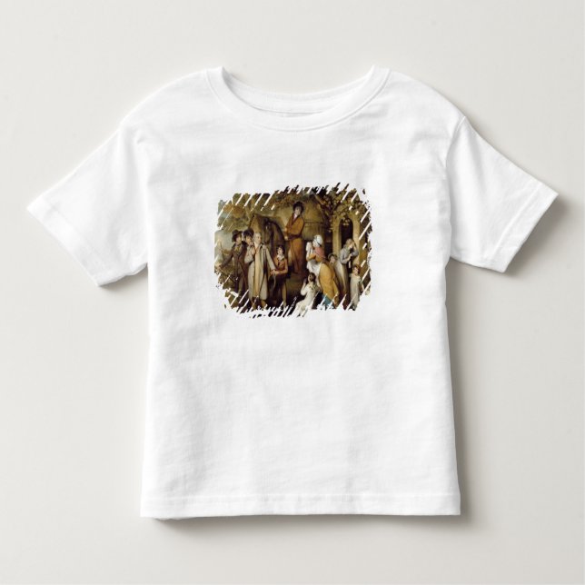 Camiseta Infantil O comissário de bordo severo, ou inquilino infeliz (Frente)